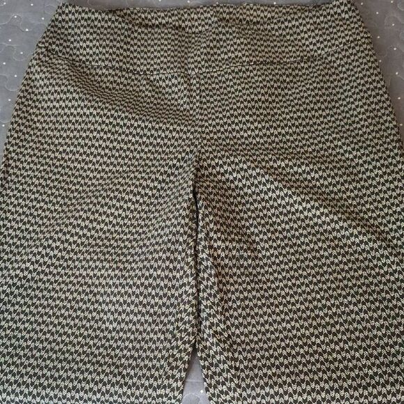 New Directions Pull on Black and White Houndstooth Pants size 10 - Picture 2 of 5